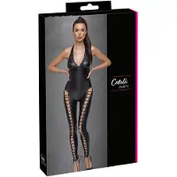 Cottelli Party - Combinaison corset à col (noir) - M