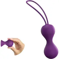 Love to love Joia – duo de boules geisha en silicone (violet)
