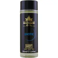 Hot Huile de massage chaude pour le soin de la peau - exotique (100 ml)
