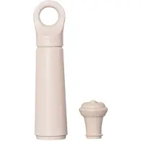 VacuVin Pompe à vin Loop avec 1 bouchon sable