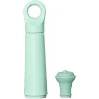 VacuVin Pompe à vin Loop avec 1 bouchon jade