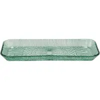 Bitz Plat de Service Bitz Kusintha Rectangular Green 38 x 14 cm (6 Pièces)