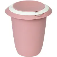 Westmark Pot à fouet avec couvercle en deux parties 1l rose/blanc