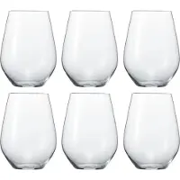 Spiegelau 6-teiliges Universalbecher-Set , Kristallglas, 460 ml, Authentis Casual, 4800291