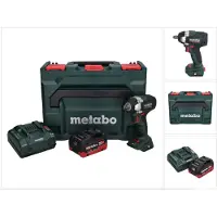 Metabo SSW 18 LT 300 BL Visseuse à choc sans fil 18 V 300 Nm Brushless + 1x batterie 8,0 Ah + chargeur + metaBOX