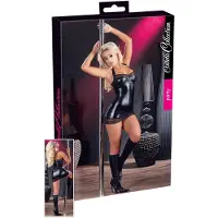 Cottelli collection - Party time - robe à col noir - XL