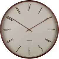 Karlsson - Horloge murale Scandia - Gris - Ø40cm