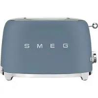 Smeg 50s Style Tsf01 Toaster 2 Slots Argenté One Size / EU Plug 220V