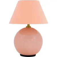 Globen Lighting Lampe de Table , IRIS, dimmable, Rose / rosé, Salon / séjour, Verre, Vintage / rétro