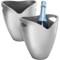 Pulltex Seau à Champagne Pultex Argent