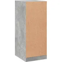 vidaXL Garde-robe gris béton 48x41x102 cm bois d'ingénierie