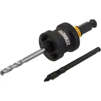 DeWalt Adaptateur pour scies cloches à changement rapide 13mm, pour mèches à bois 32-210mm + 10mm (130 mm)