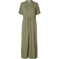 Selected Robe-chemise 'SLFVIVA-DAMINA' olive