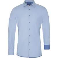 Spieth & Wensky Chemise folklorique 'Frankenau' bleu clair