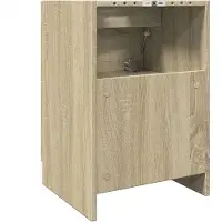 vidaXL Armoire sous lavabo chêne Sonoma 40x37x59 cm Bois composite