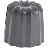 De Buyer Lot 4 Moules À Cannelé 5.5 Cm En Acier Anti Adhèrent