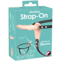 You2Toys - Strap-On - vibromasseur rechargeable à harnais (naturel)