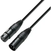 AH CABLES - K3DMF0600 - Câble DMX XLR mâle vers XLR femelle - 6.00 m