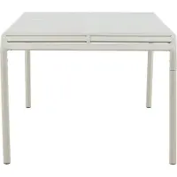 Ebuy24 Borneo table de jardin beige.