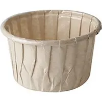 Papstar Boîte à pâtisserie "pure", ronde, 105 ml, marron en 100% cellulose, va au congélateur, convient pour, Moule à gâteau, Marron