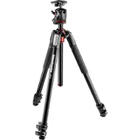 Manfrotto Kit Trépied 055xpro As Avec Tête à Rotule Aluminium