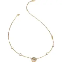 GUESS Kette, (Acier inoxydable, Zircone, 40.5 cm)