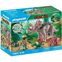 Playmobil Figurine Famille Tricératops
