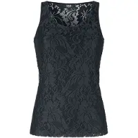 Black premium by emp Top de - Haut Dentelle - S - pour Femme - noir - Taille S