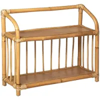 Atmosphera Bibliothèque Basse En Rotin Pour Chambre D'enfant