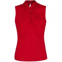 Banned Retro Top Rockabilly de - Haut Hey Jude - S - XXL - pour Femme - rouge - Taille S