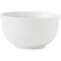 Lyngby Porcelæn Bol Rhombe White 13 Cm