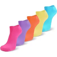 Normani Chaussettes jaune / violet clair / orange / rose