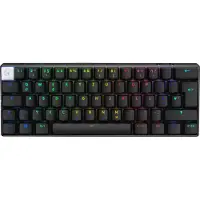 Logitech G PRO X 60 - Clavier - Jeu - 60% - TKL - rétroéclairage - sans fil - 2,4 GHz, Bluetooth - QWERTZ - allemand - Commutateur de touche : Tactile - noir (920-011905)
