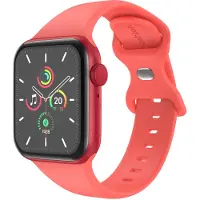 IMoshion Bracelet en silicone⁺ pour Apple Watch | 44/45/46/49 mm - Taille M/L - Corail