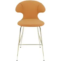 UMAGE Time Flies Tabouret de Bar Brass | Tangerine