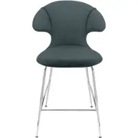 UMAGE Time Flies Tabouret de Comptoir Chrome | Quantum Blue