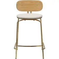 UMAGE Curious Tabouret de Comptoir Brass | Teddy White
