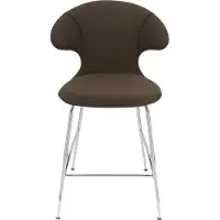 UMAGE Time Flies Tabouret de Comptoir Chrome | Mocca