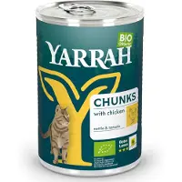 Yarrah 6x405g Chuncks , poulet en sauce pour chat