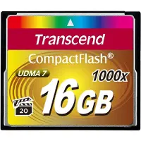 Transcend Ultimate - Carte mémoire flash - 16 Go - 1000x - CompactFlash