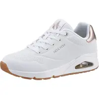 SKECHERS Baskets basses 'Uno-Golden Air' or / blanc