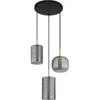 Globo Lighting Suspension Lampigna 3 lumières rondes