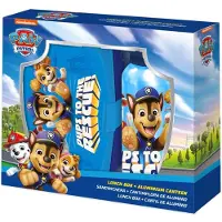 Kids Licensing Paw Patrol Aluminium bottle + lunch box, Lunch box, Bleu