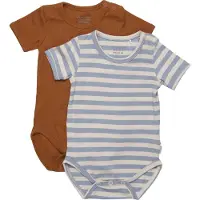 Minymo Body m/c - 2 Pack - Ashley Blue - - 62 - Body M/C
