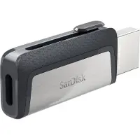 SanDisk Clé Double Connectique USB Type-C Ultra Dual Drive 256 Go