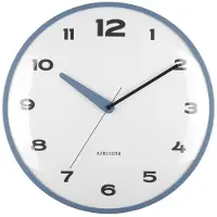 Karlsson - Horloge murale Brisk Dome - Bleu classique - Ø40cm