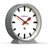 Newgate M Horloge de chemin de fer sur cheminée grise