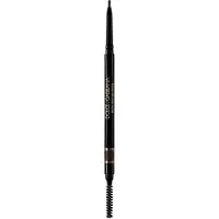 Dolce&Gabbana Classic Brow Restyler Pencil crayon pour sourcils avec brosse teinte 06 Naturally Black - Warm Black Brown 0.09 g