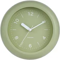 Karlsson Horloge murale Slope - Vert thé - Ø 20 cm - Horloge murale scandinave