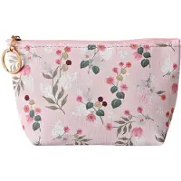 Juleeze JZTB0087 Sac à cosmétiques rose avec motif floral 21x5x13cm PU